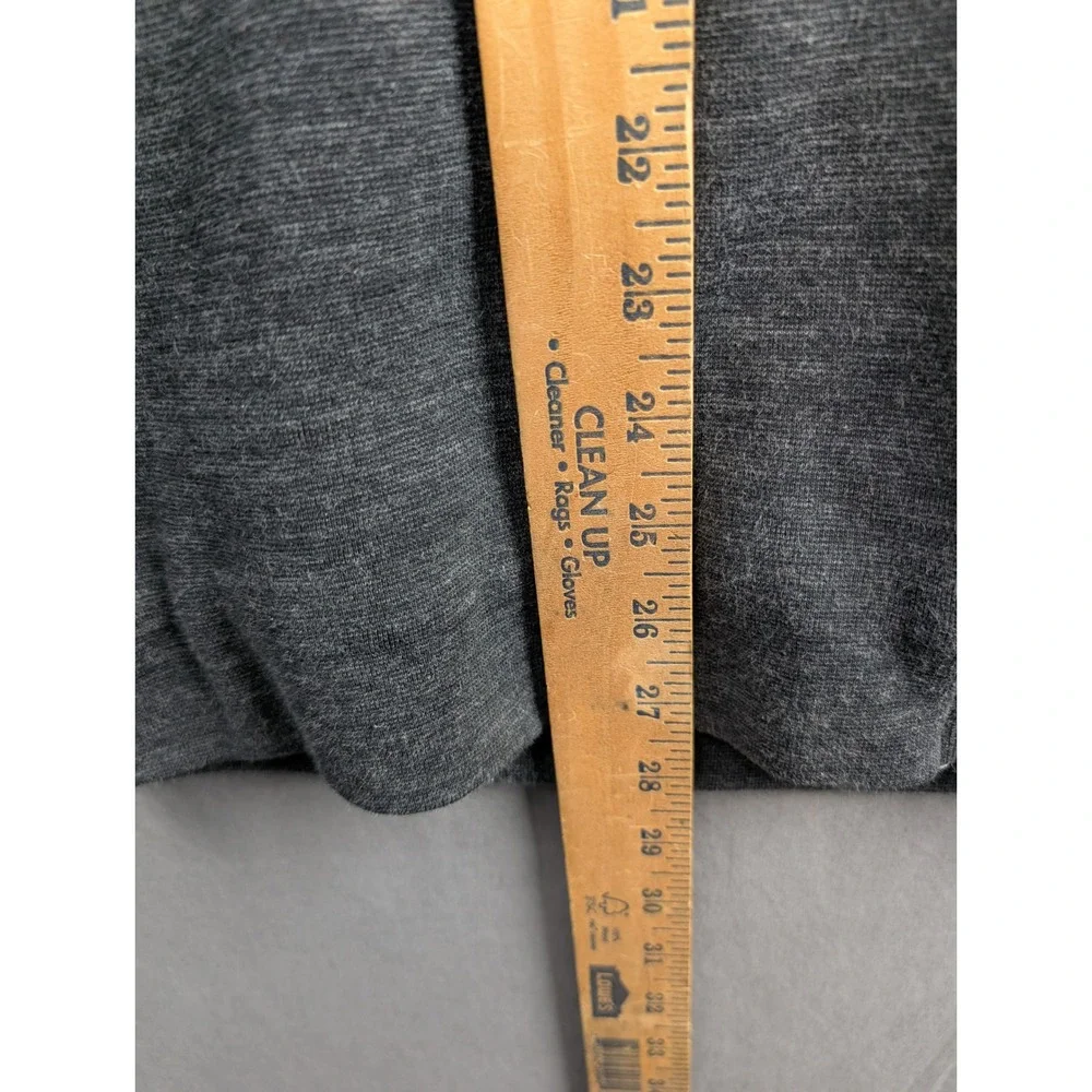 Adidas Mens  Full Zip Hoodie Charcoal Gray ‎ Size Large